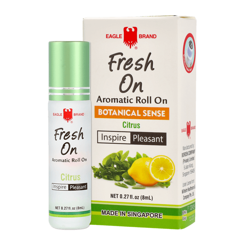 (X3) Fresh On Aromatherapy Roll - On (Authentic Eagle Brand) - HQ Lingzhi Singapore
