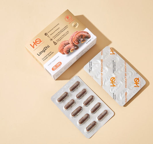 <transcy>Lingzhi Retak Spora - Pek Tunggal (500mg x 30 kapsul)</transcy>