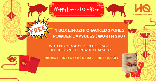 2021 Ox Year CNY Promo - HQ Lingzhi Singapore
