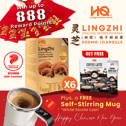 <transcy>Lingzhi Retak Spora - Pek Tunggal (500mg x 30 kapsul)</transcy>