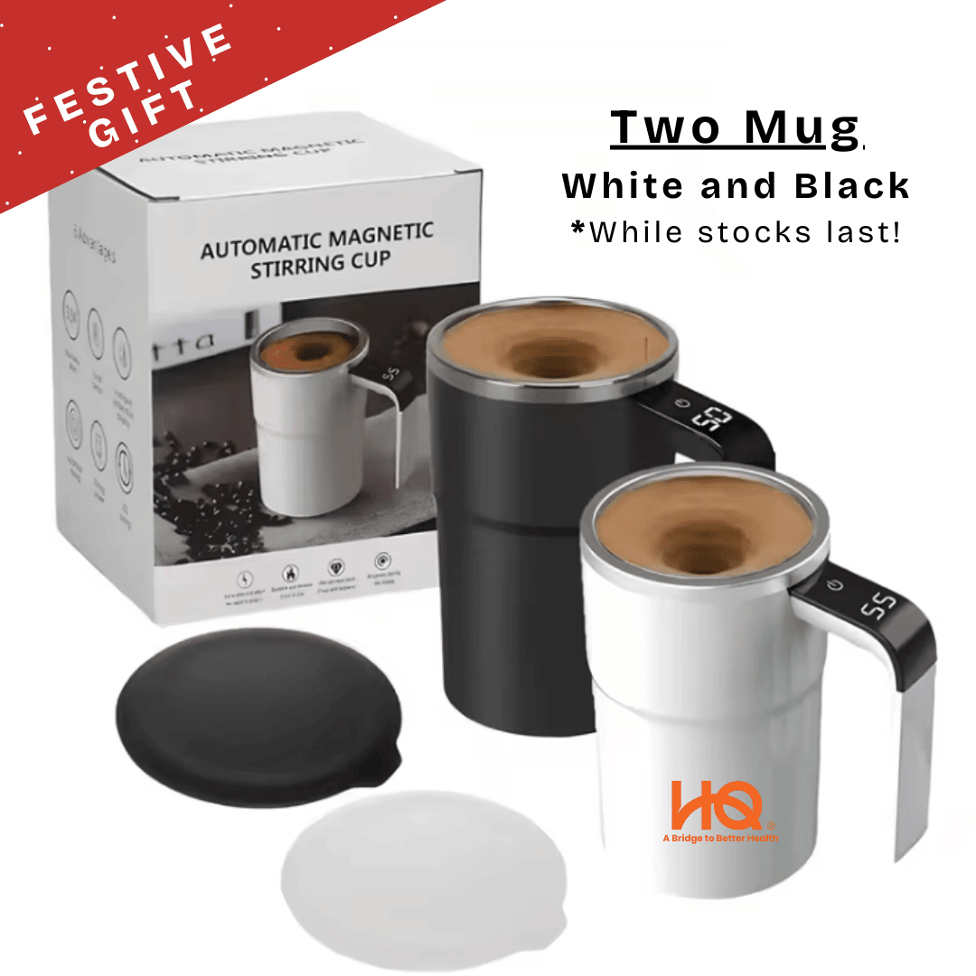 Self - Stirring Mug High - tech Mug Blends Drink Smoothly with Built - in Temperature Display - HQ Lingzhi Singapore