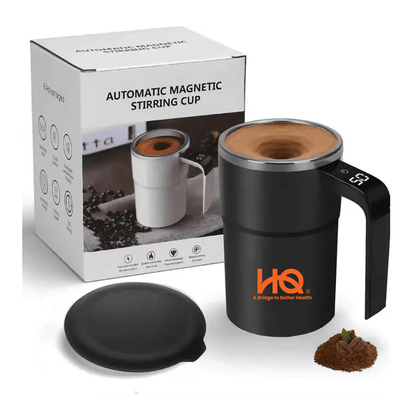 Self - Stirring Mug High - tech Mug Blends Drink Smoothly with Built - in Temperature Display - HQ Lingzhi Singapore