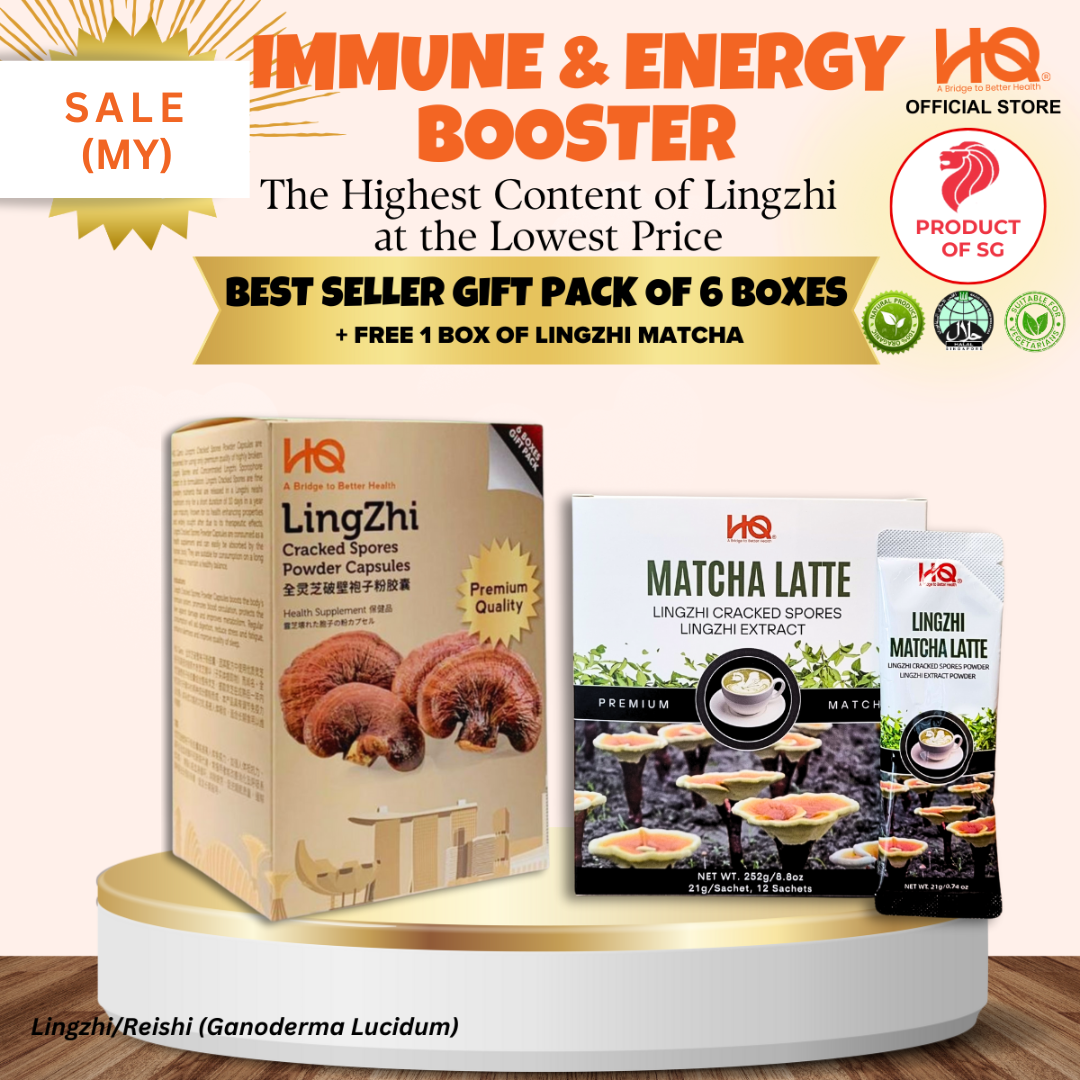 [Malaysia Only Promo] 1 Gift Pack Of 6 Boxes (6 x 30 Capsules @500mg/each) + Free Gift