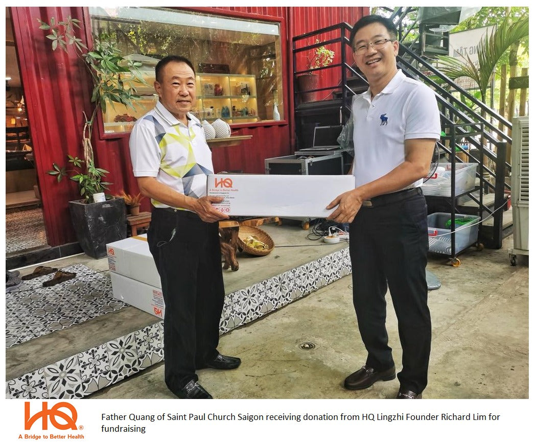 Saint Paul Church Saigon - Donation from HQ Lingzhi Singapore