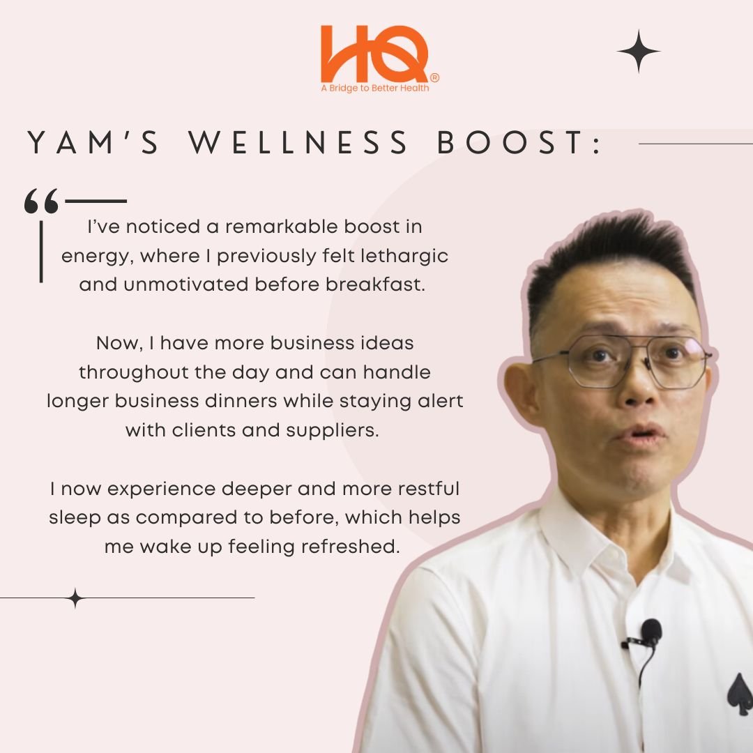 HQ Lingzhi Cracked Spores Powder Capsules 灵芝保健 - HQ Lingzhi Singapore - Customer Testimonial