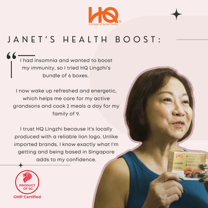 (Bundle of 4 + 2 Free Gift) HQ Lingzhi 500mg Premium Cracked Spores Powder Capsules